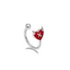 Gabe Europa e Estados Unidos amor transfronteiriço aranha criativa argola para lábio titânio aço prego para lábio aço inoxidável joia piercing argola para nariz brincos