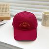 Gorra de Béisbol Nueva 2024 para Niños Verano Letras Cabeza Grande Gorra Wai Casual Combinación Perfecta Mostrar Cara Sombrero Pequeño para el Sol Moderno