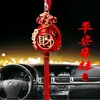 Bolsa de Dinero Boutique Colgante para Coche Significado Colgante para Espejo Retrovisor del Coche Cristal Estéreo Dios de la Riqueza Dios de la Riqueza Colgante para Coche