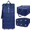 Maleta de mano plegable impermeable 158 para check-in de aviación, maleta de gran capacidad con ruedas, ruedas universales, caja de almacenamiento móvil multiusos.