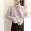 Cárdigan de Punto con Volantes de Manga Larga Estilo Coreano para Mujer, Diseño Otoño e Invierno, Abrigo Suéter Único, Top No Repetitivo