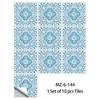 Amazon Supply 10 Pices Simple Style Frosted Mute Film Tile Stickers para sala de estar, cozinha, banheiro adesivos de parede decorativos