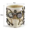 Maceta y jarrón artísticos de estilo nórdico para suculentas, portalápices abstracto creativo, taza de almacenamiento para herramientas de belleza y peluquería, Halloween