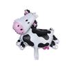 Atacado mini tigre leão vaca cabeça de animal balão de filme de alumínio variedade desenho animado brinquedo infantil balão decorativo