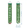 Fundo de Natal transfronteiriço, dísticos de Natal, decorações festivas para festas, bandeiras, cortinas de porta, banners suspensos, banners de Natal
