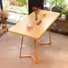 Café Loja de Chá com Leite Mesas e Cadeiras Loja de Macarrão Fast Food Sobremesa Hambúrguer Lanchonete Mesa Redonda Restaurante de Hot Pot Mesa Retangular de Madeira Maciça