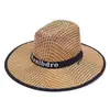 Sombrero de sol de estilo étnico de verano, sombrero de paja, sombrero de sol de ala ancha, sombrero de pesca, sombrero de protección solar de vaquero, sombrero tibetano