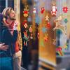 Pegatinas decorativas para ventana, diseño navideño, 2020, HM92047d