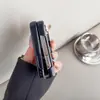 Estuche Minimalista de Nicho para Samsung Zflip 50% de Descuento Apilable Funda para Teléfono Móvil Flip4 Flip Estilo Caliente Zflip7 Literario y de Moda
