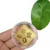 Adesivo de Celular Dourado com Folha de Ouro Puro 999, Adesivo para Ficar Rico, Riqueza Chegando Diariamente, Adesivo de Traseira de Celular do Deus da Riqueza, Presente de Aniversário