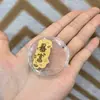 Pegatina para Teléfono Beige Dorado Agua Caqui Ruyi Oro Puro Pegatina para Teléfono Princesa Por Favor Hazte Rico Regalo Viral Pegatina Dorada