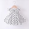 Vestido de niña de algodón de verano nuevo vestido de princesa para bebé falda de niña estilo coreano falda de IVA para niños manga corta