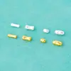 Patrón de Piña Cuentas de Arroz Cuentas de Tubo de Bambú Cuentas de Plata S925 Cuentas Espaciadoras Pulsera Collar de Cuentas Hecho a Mano DIY Cuentas de Oliva