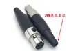 Enchufe de Tarjeta Mini 3 Pines Zócalo XLR Instalación Miniatura Enchufe de Micrófono 2-6 Pines Suministro Listo