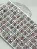 Rhinestones para Uñas Huashiyue Imitación 8mm Fondo Plano, Cristal K9 Súper Brillante Corte 33 para Uñas y Accesorios de Aretes al por Mayor