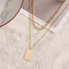 Colar Pingente Metal Chave Cadeado Retro Europeu e Americano Cruzado Moda Criativa Versátil Colar Multicamadas para Mulheres