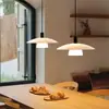 Luz Colgante de Vidrio Vintage Ph5 de Diseño Nórdico Danés Japonés Wabi-Sabi para Estudio Mesita de Noche Comedor Protección Ocular de Espectro Completo