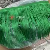 Flecos de 15 cm de largo poliéster hilo doble cifrado filas súper densas de borlas accesorios para ropa de escenario en casa danza latina negro blanco dorado