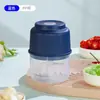 Moedor de Alho Elétrico Transfronteiriço, Picador de Legumes, Processador de Alimentos Doméstico, Amassador de Alho Mini Recarregável, Processador de Alimentos Multifuncional para Bebês
