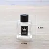 50ml Botella de Aromaterapia de Ratán sin Fuego Cuadrada Transparente Botella Difusora Botella de Vidrio Decorativa Botella Vacía para Fragancia Botella de Fragancia