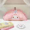 Linda Nueva Almohada de Bolita de Encaje My Melody Gato para Niñas, Almohada para Abrazar las Piernas de la Cama para Dormir, Extraíble y Lavable