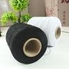 Fabricante en stock accesorios de ropa hilo elástico blanco y negro DIY hilo elástico redondo hilo de fondo de costura hilo de goma de látex