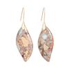 Amazon Fashion Pendientes de Ojo de Caballo Caliente de Piedra Shoushan Piedra del Emperador Joyería de Moda Europea y Americana Pendientes al por Mayor