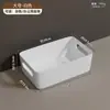 Cesta de Almacenamiento de Escritorio Cesta de Almacenamiento Doméstica para Desorden Caja de Almacenamiento para Clasificación de Alimentos de Cocina Caja de Almacenamiento de Plástico Dormitorio