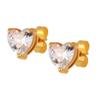 Pendientes de diamantes de estilo coreano, elegantes y de lujo, de estilo moderno, personalizados, combinables, sencillos y de alta gama.