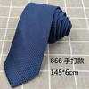 Gravata básica listrada feita à mão de 6 cm edição estreita, camisa masculina combinando, uniforme, vestido profissional de negócios