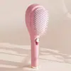 Peine de cojín de aire retráctil para mujer, peine de masaje esponjoso y portátil, limpia y desenreda el cabello automáticamente sin enredos