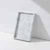 Transmisión en Vivo de Comercio Electrónico Comercio Exterior Transfronterizo Fabricante de Origen Bandeja de Mármol Travertino Bandeja Rectangular de Pizarra Personalizada para Joyería