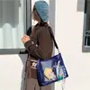 Bolsa Ita Estilo Anime Japonês, Tote Grande de Ombro Cruzado para o Dia a Dia, Bolsa Lisa para Bonecos, Bolsa para Convenção de Anime