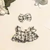 Roupas para Boneca Labubu Atacado 17cm Caixa Surpresa Pingente Primeira e Segunda Geração Boneca de Vinil Conjunto de Roupas de Bebê Substituição