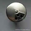 Pote de Tempero de Aço Inoxidável Não Magnético, Garrafa de Tempero Giratória, Porta-Pimenta Reto, Pote de Tempero, Suprimento de Loja de Dois Yuan