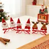 Gafas Navideñas, Gafas Divertidas de Papá Noel/Muñeco de Nieve/Reno, Accesorios para Cabina de Fotos para Niños y Adultos
