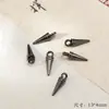 Novo estilo chinês [pingente preto fosco] pulseira de liga metálica colar acessórios DIY com contas material artesanal pingente de conta solta