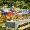 Bandeiras de Natal Novas Transfronteiriças, Painel de Decoração para Festa de Feriado, Tecido para Pendurar no Jardim, Bandeiras Coloridas, Feito Sob Medida