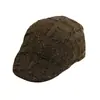 Gorra retro para hombre, boina a cuadros de otoño e invierno, gorra coreana de mediana edad, gorra progresiva informal Joker, venta al por mayor