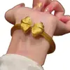 Nova Pulseira de Laço Dourada Estilo Chinês para Mulheres, Luxo Leve, Estilo Palácio Retrô, Alta Qualidade, Pulseira Versátil e Elegante
