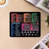 Teclas de Atalho em Inglês Mouse Pad Feito Sob Medida Resistente à Sujeira Teclado de Computador de Escritório Espessado Antiderrapante Estilo Europeu e Americano Tapete de Mesa Extra Grande Transfronteiriço