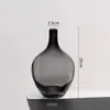 Jarrón Japonés Simple de Barriga Grande Reloj de Madera Colgante Caballo Borracho Sala de Estar y Exhibición del Hogar Arreglo Floral Dragón Sauce Florero de Vidrio Hidropónico