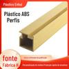 Plástico ABS Perfil de extrusão de peças de processamento de embalagem de corte e punção abs plástico porta tira farpado fivela de plástico tira de plástico
