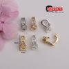 14K Saco de Ouro Cor de Ouro Acessórios de Preservação Fivela Pulseira Colar Puxar Anel DIY Acessórios de Jóias Artesanais Atacado