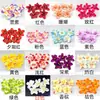 Nueva Flor de Seda Exquisita Simulada Cabeza de Orquídea Gato Flor de Pasador de Pelo DIY Tocado Dinastía Han Aro para el Cabello Broche Flor Decorativa Flor Artificial