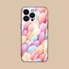 Adecuado para funda de teléfono con plumas suaves y brillantes para iPhone 15.