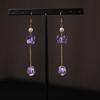 Bolsa de la Suerte de Aretes Florales de Estilo Chino Nuevo, Nuevos Aretes de Gancho Populares, Aretes Niche de Alta Gama, Aretes Únicos, Joyería de Estilo Chino