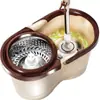 Mopa Rotatoria para el Hogar con Cubo Mopa para el Hogar Paño para Mopa Giratoria Automática Secado Giratorio con Cubo de Deshidratación Juego Una Mopa Limpia