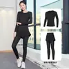 Venda Direta da Fábrica Roupas de Yoga Manga Longa Feminina Secagem Rápida Respirável Esportes Corrida Treinamento Fitness Aeróbica Roupa Esportiva Outono