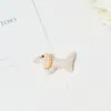 Nuevos Accesorios de Muñeco de Perro de Tela Rellena de Algodón de Dibujos Animados Lindos, Accesorios de Decoración para Bolsos y Ropa, DIY